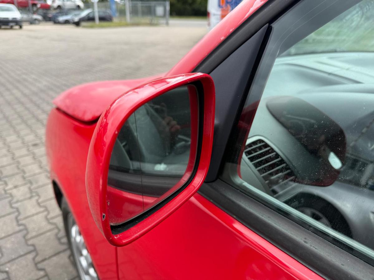 VW Lupo 6E 3L original Außenspiegel links manuell LP3G Flashrot BJ99